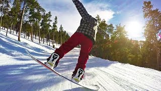 SNOWBOARD EDGE HOLD  Magne Traction vs Grip Tech [upl. by Euqirat]