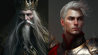 Every Targaryen King  AI Generated Game of Thrones Characters [upl. by Hallimaj271]