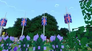 Nvidia Platinum Jubilee Street Party in Minecraft [upl. by Hake753]