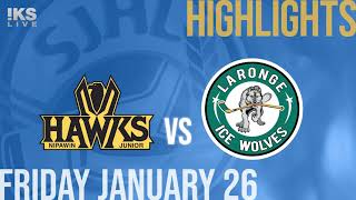 Nipawin Hawks vs La Ronge Ice Wolves Jan 26th [upl. by Lesslie]