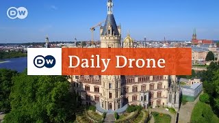 DailyDrone Schweriner Schloss [upl. by Idolla748]