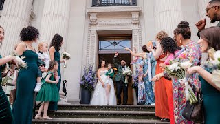 A London Wedding  The Landmark Old Marylebone Town Hall wedding video The Ivy West Street video [upl. by Aivuy]