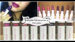 LABIALES HIDRATANTES A FULL COLOR  AVON COLOR TREND  Pia Love [upl. by Stu289]