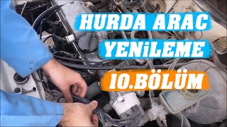 Hurda Araç Yenileme 10 Bölüm  Benzini Boşaltma Ve Ateşleme Sistemi [upl. by Akehsat550]