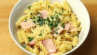 Ham and Egg Pasta  One Pot Chef [upl. by Enibas963]