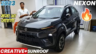 2024 Tata Nexon Facelift Creative Plus Sunroof 👌 Variant Review ✅🔥 l Tata Nexon 2024 Review l MRCars [upl. by Sherfield]