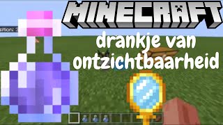 Hoe maak je een ontzichtbaar drankje in minecraft [upl. by Gib499]