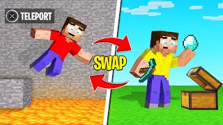 You JUMP  You SWAP POSITIONS Minecraft [upl. by Hurley211]