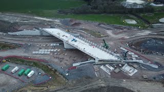 East West Rail and HS2 Works at Calvert and Steeple Claydon [upl. by Misha]