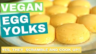 Vegan Egg Yolks  They look taste and cook like the real thing [upl. by Yorgerg748]