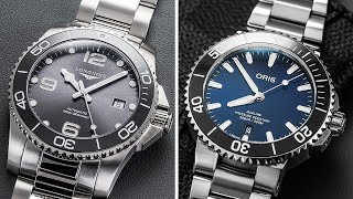 Two Of The Best Dive Watches Around 2000  Longines HydroConquest vs Oris Aquis [upl. by Nahum]