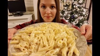 ASMR Mac And Cheese Homemade Double Cheese Pasta [upl. by Ecidnak]