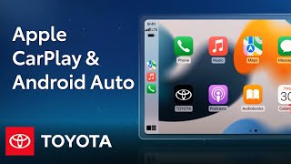 How To Apple CarPlay and Android Auto on Toyotas New Audio Multimedia System  Toyota [upl. by Verbenia812]