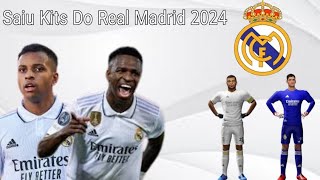 DLS 24 KITS REAL MADRID 202425 AWAY KIT 🟠⚫ [upl. by Rori892]