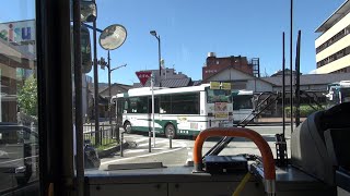 【前面展望】伊勢神宮 路線バス 宇治山田駅前 → 外宮前【三重交通バス】【近鉄 伊勢神宮参拝きっぷ】 [upl. by Skricki]