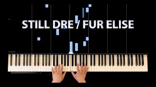 Fur EliseStill DRE Piano Cover Easy Synthesia Tutorial Midi Download [upl. by Eah]