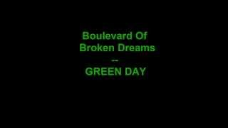 Boulevard of Broken Dreams Clean Lyrics BRADD [upl. by Lorusso115]