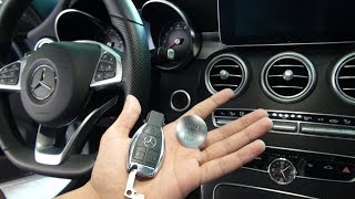 New Mercedes Benz  Cool Features Tips and Tricks Key Fob C Class [upl. by Verger705]