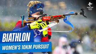 Biathlon  Womens 10km Pursuit  Full Replay  Beijing2022 [upl. by Doug]