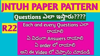 JNTUH R12 M1  JNTUH EXAM UPDATES  JNTUH Paper Pattern for R22  How to pass R22 [upl. by Knudson]