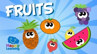 Aprende inglés Las Frutas en Inglés  Videos Educativos para Niños [upl. by Ignatia]