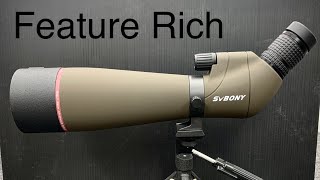 Full Featured Budget Spotting Scope SVBONY SV13 [upl. by Spencer]