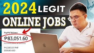 Legit Online Jobs for Beginners 2024  SItes Paano kumita Online 3 to 45 [upl. by Rowe]