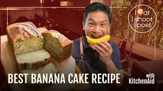 Best Banana Cake Recipe  ieatishootipost [upl. by Kuehn]