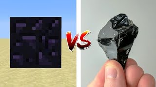 MINECRAFT BLOCKS VS REAL LIFE ROCKS [upl. by Booker970]