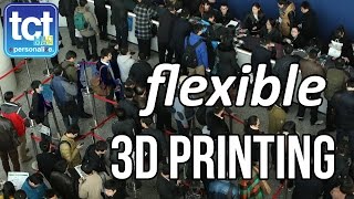 Ninjaflex talk materials for flexible 3D printing at TCT Asia [upl. by Nadoj]