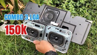 Loa sub hộp gắn xe ô tô  chế loa bluetooth  Combo 3 loa giá chỉ 150k  Shoploavn  0782910000 [upl. by Slosberg]