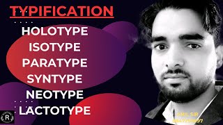 TYPIFICATION  WITHTRICKHOLOTYPESYNTYPELACTOTYPEISOTYPEPARATYPETGTBIOLOGYPGTPCS [upl. by Ralston]