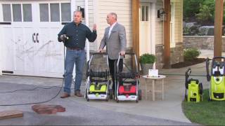 Sun Joe Pressure Select 14502030 PSI Pressure Washer w 25 Hose on QVC [upl. by Eikceb]