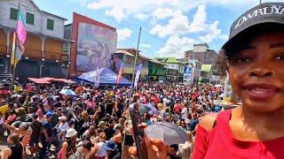 Insane Street Party In ParamariboSuriname [upl. by Nennahs]