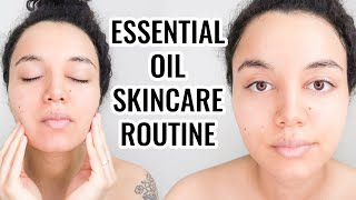 CLEAR SKIN ROUTINE Ft Essential Oils [upl. by Brantley]