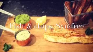 Slimming world fish chips mushy peas amp tartare sauce Syn free [upl. by Matless670]