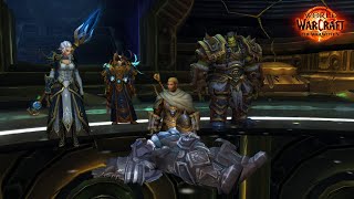 Visions of Azeroth Cutscenes  Dialogues Anduin Jaina Thrall Magni [upl. by Narmis]