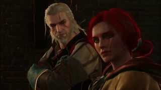 Witcher 3 Wild Hunt First Intimate Conversation Dialogue with Triss Merigold [upl. by Nanaj918]