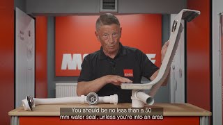 Product Demo EASY TO CLEAN Bath Trap  McAlpine Plumbing [upl. by Eilla119]