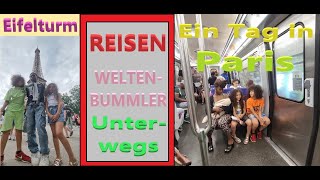 Mit der Metro durch Paris Frankreich Sommerferien mit der Familieholiday [upl. by Mitinger]