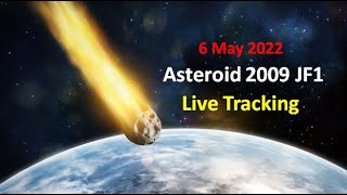 Live Tracking Asteroid 2009 JF1 close approach to Earth [upl. by Ahsiened]