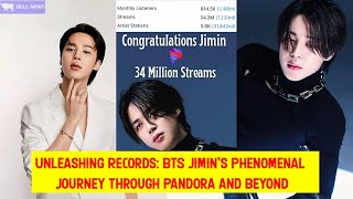 Unleashing Records BTS Jimins Phenomenal Journey Through Pandora and Beyond [upl. by Adnirual]