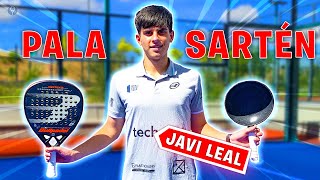 JUGANDO al PADEL CON SARTÉN JAVI LEAL WORLD PADEL TOUR  el4Set [upl. by Garmaise542]