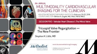 Tricuspid Valve Regurgitation — The New Frontier STEPHEN H LITTLE MD [upl. by Older]