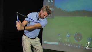 Haydn Reay demos the SureSet Golf Training Aid [upl. by Leira53]