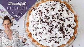 BEAUTIFUL FRENCH SILK PIE An easy video for how to make French silk pie from scratch [upl. by Atihana]