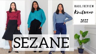 SEZANE HAUL I Winter Outfits I Fashion Trends 2022 [upl. by Barbara]