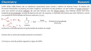 Ufpr 2018 2a fase Q06  Lactona [upl. by Noxas]
