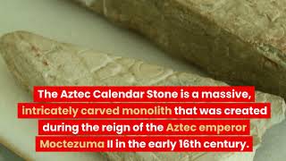 The Aztec Calendar Stone Symbols and Meanings  AncientEraChronicles [upl. by Ididn]