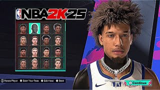 BEST NEW DRIPPY FACE CREATION TUTORIAL in NBA2K25 • BEST COMP STAGE FACE CREATION FOR 2K25 [upl. by Anirtruc476]